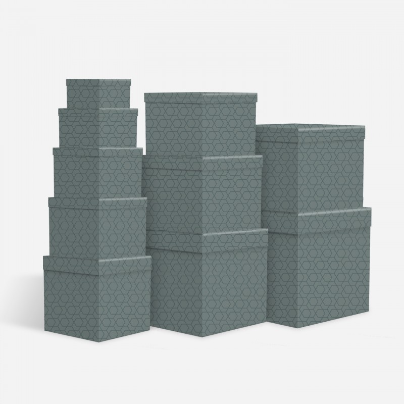 Набор коробок упаковочный форма - Куб 10 шт. КН - 10