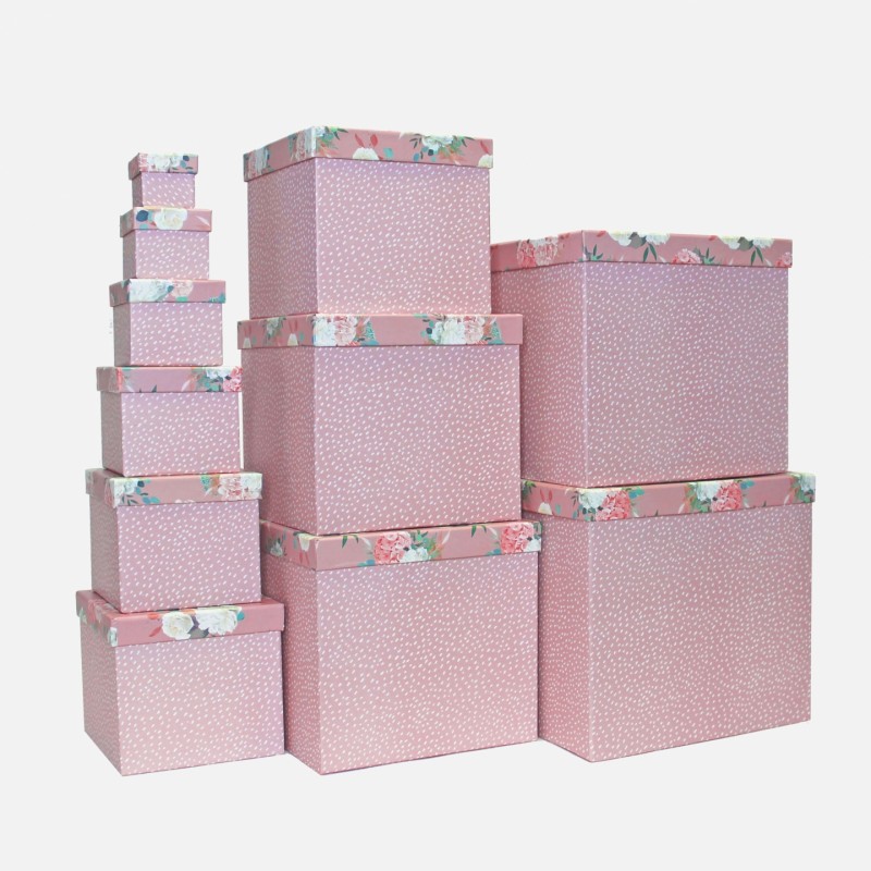 Набор коробок упаковочный форма - Куб 11 шт.